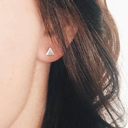 Triangle Stud Earrings