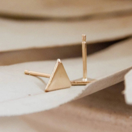 Triangle Stud Earrings